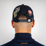 Casquette bleu marine BARBARIANS multi-nations (vue arrière)