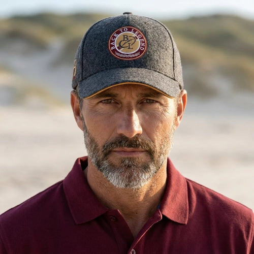Casquette grise en feutrine pour homme BACK TO LEGEND