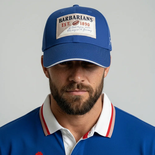 Casquette patch Barbarians bleu roi BACK TO LEGEND