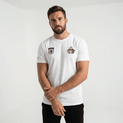 T-shirt BARBARIANS Japan blanc BACK to LEGEND
