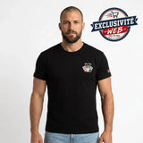 T-shirt manches courtes XV Barbarians noir pour homme - BACK TO LEGEND