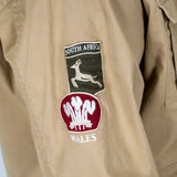 Veste saharienne Barbarians multi-nations BACK to LEGEND (zoom sur la manche)