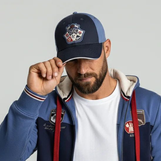 Casquette Barbarians bicolore bleue BACK TO LEGEND