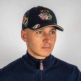 Casquette bleu marine BARBARIANS multi-nations