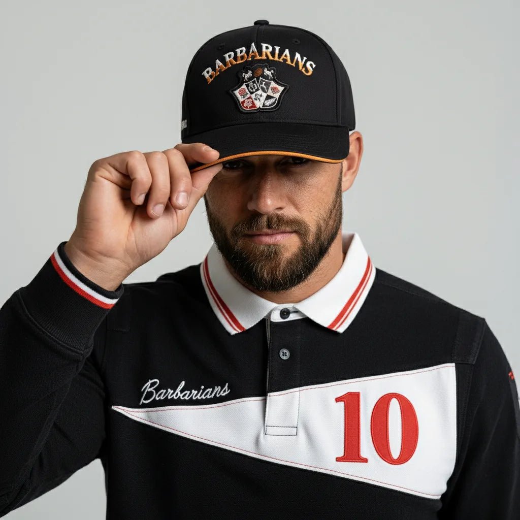 Casquette brodée Barbarians noire BACK TO LEGEND