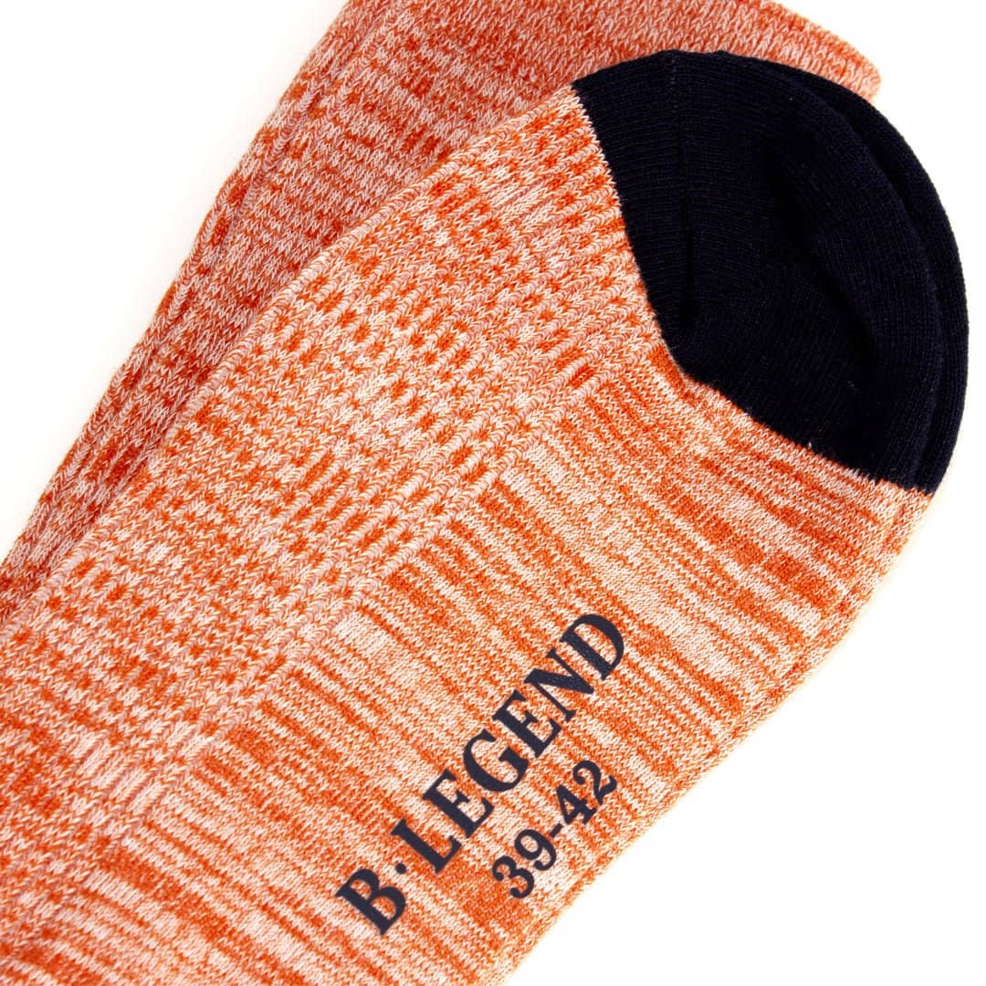 Chaussettes oranges pour hommes Blacks Legend