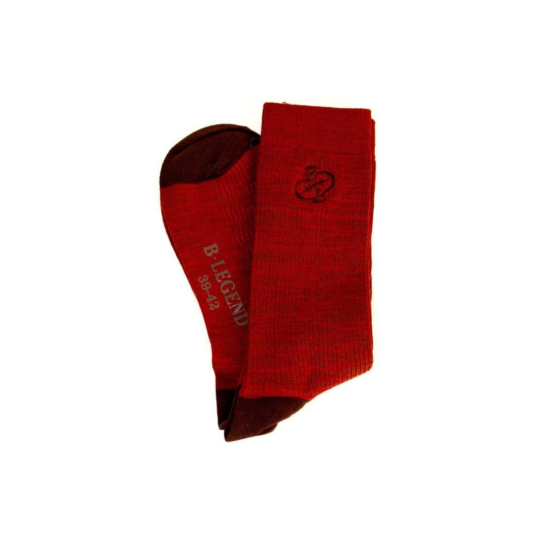 Chaussettes rouges pour hommes élégants - Blacks Legend