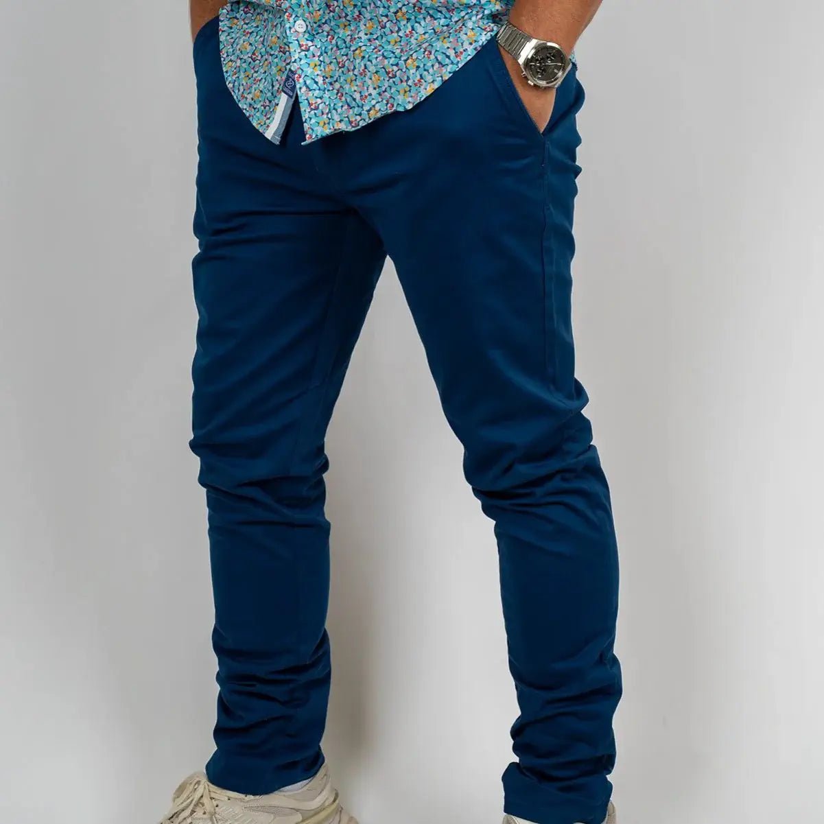 Pantalon chino bleu roi pour homme Blacks Legend