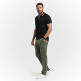 Polo homme anti UV noir BACK TO LEGEND