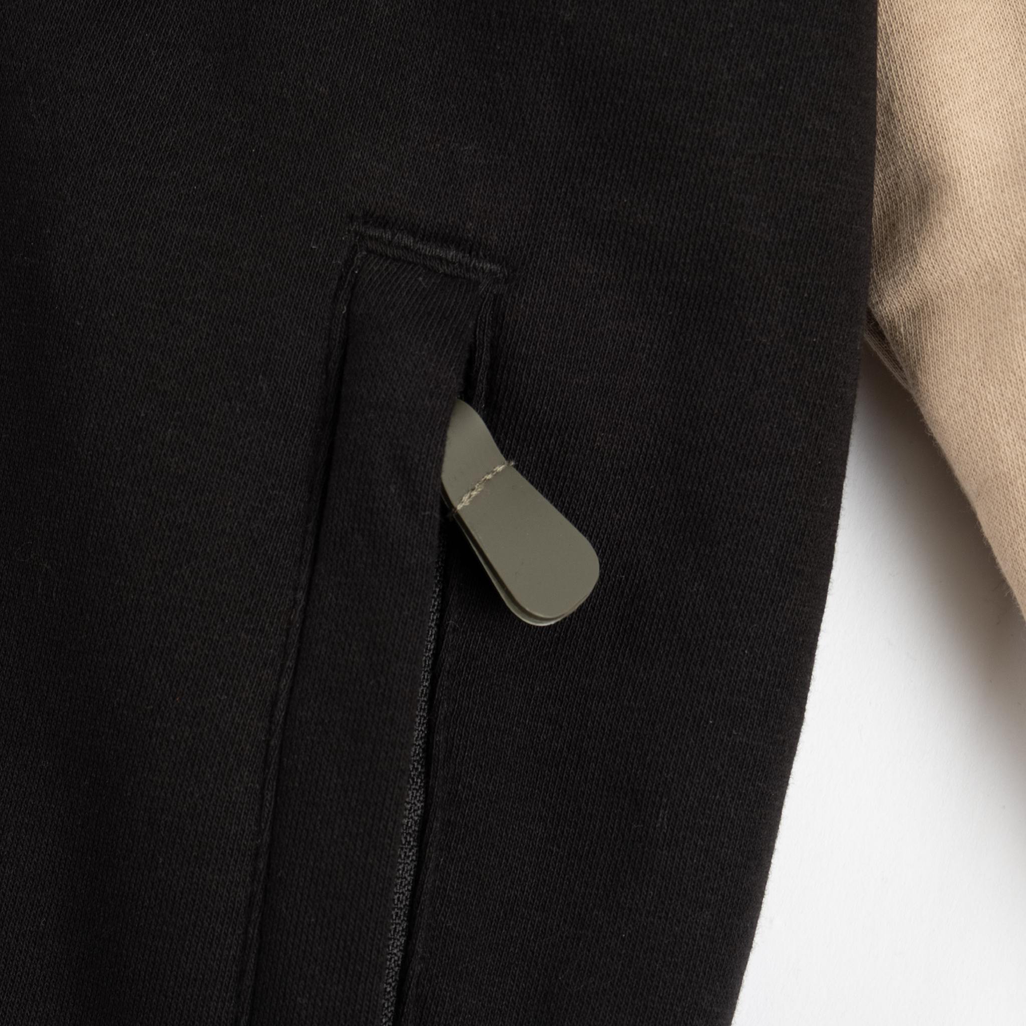 Sweat zippé à capuche Barbarians doublé polaire BACK TO LEGEND (zoom poche zippée)