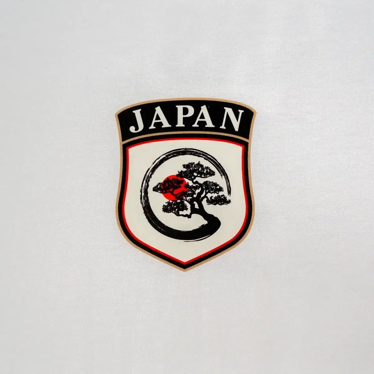 T-shirt BARBARIANS Japan blanc BACK to LEGEND (zoom symbole Japonnais)