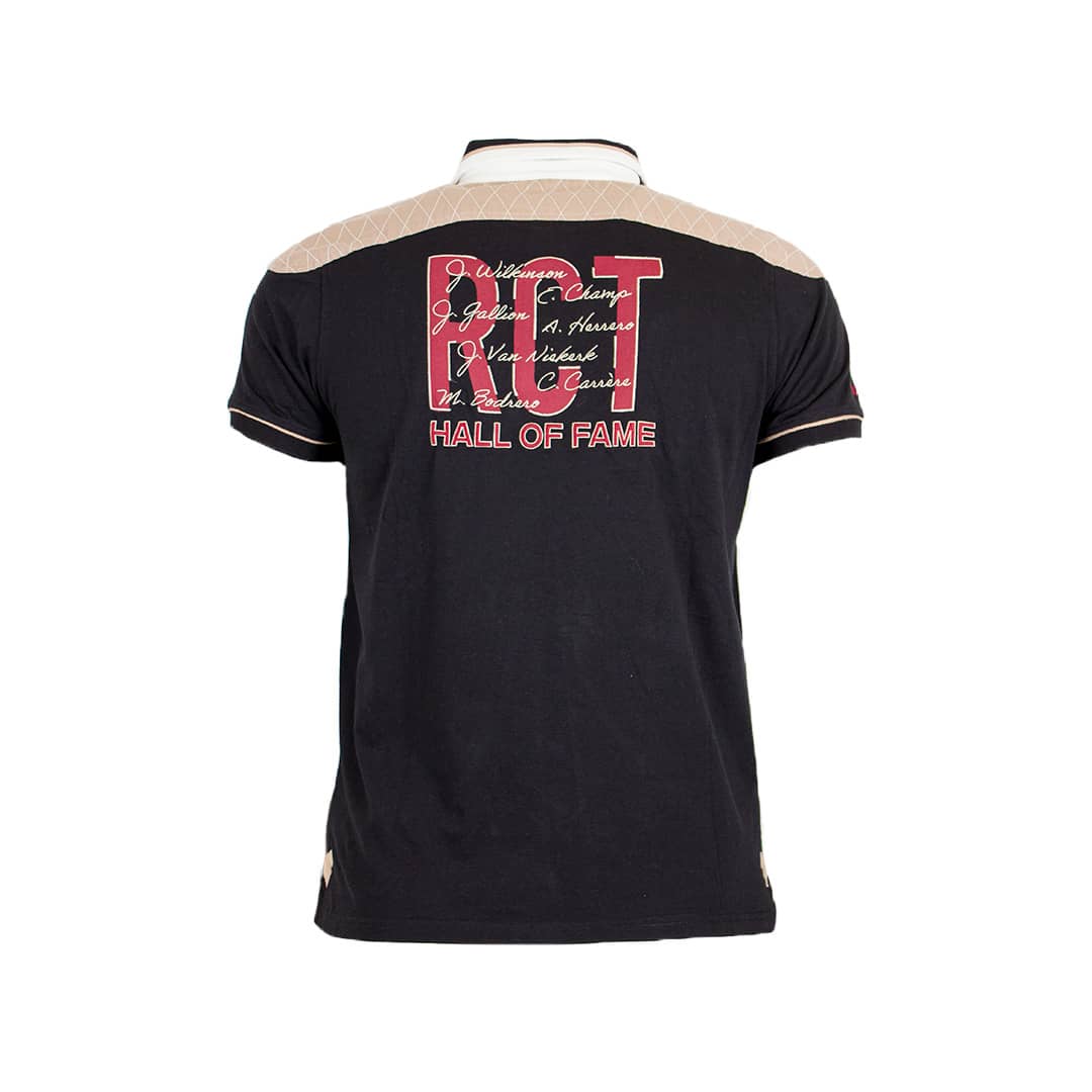 Polo noir "RCT Hall Of Fame" Blacks Legend (Vue de dos)